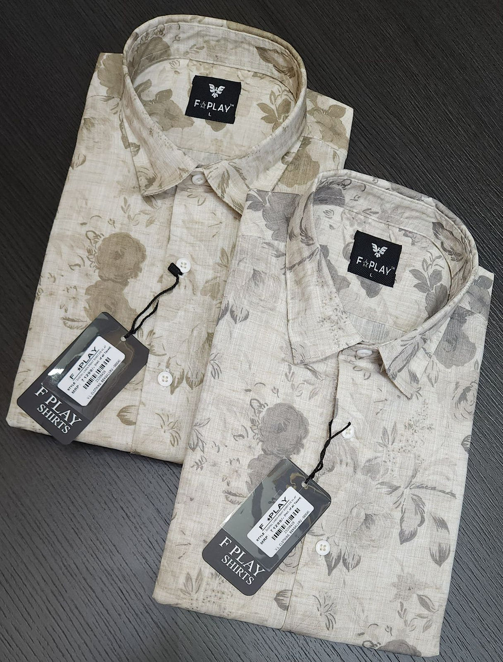 F PLAY LINEN PRINTED FULL SLEEVES SHIRT