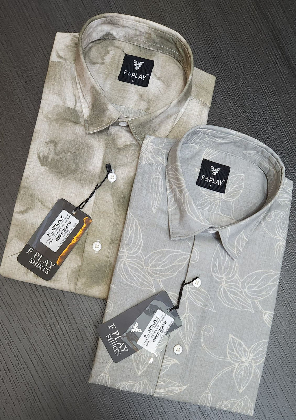 F PLAY LINEN PRINTED FULL SLEEVES SHIRT