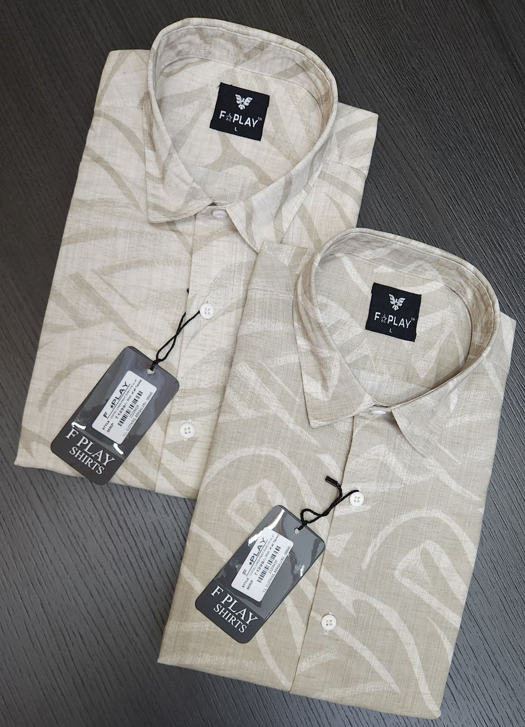 F PLAY LINEN PRINTED FULL SLEEVES SHIRT