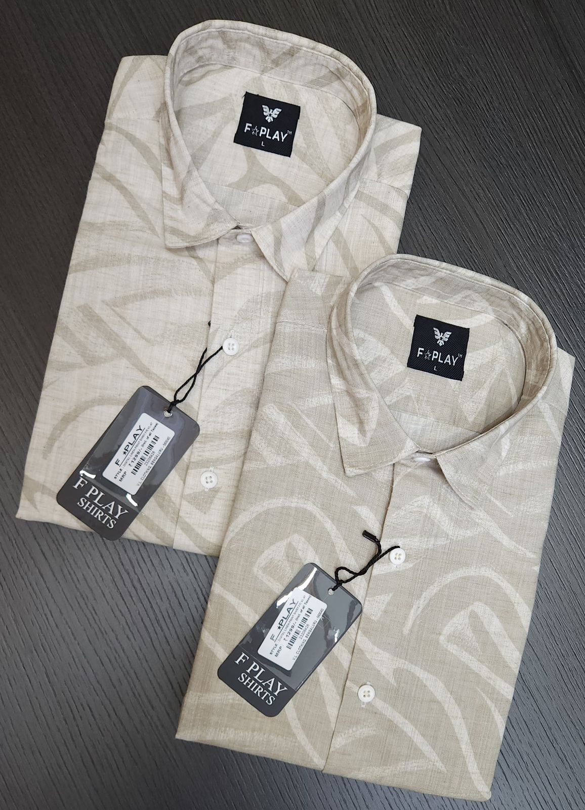 F PLAY LINEN PRINTED FULL SLEEVES SHIRT