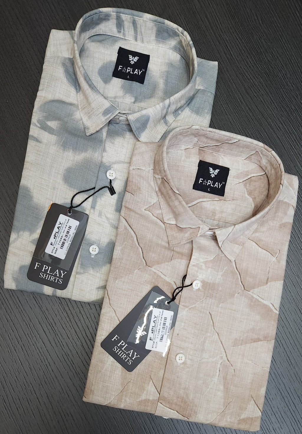 F PLAY LINEN PRINTED FULL SLEEVES SHIRT