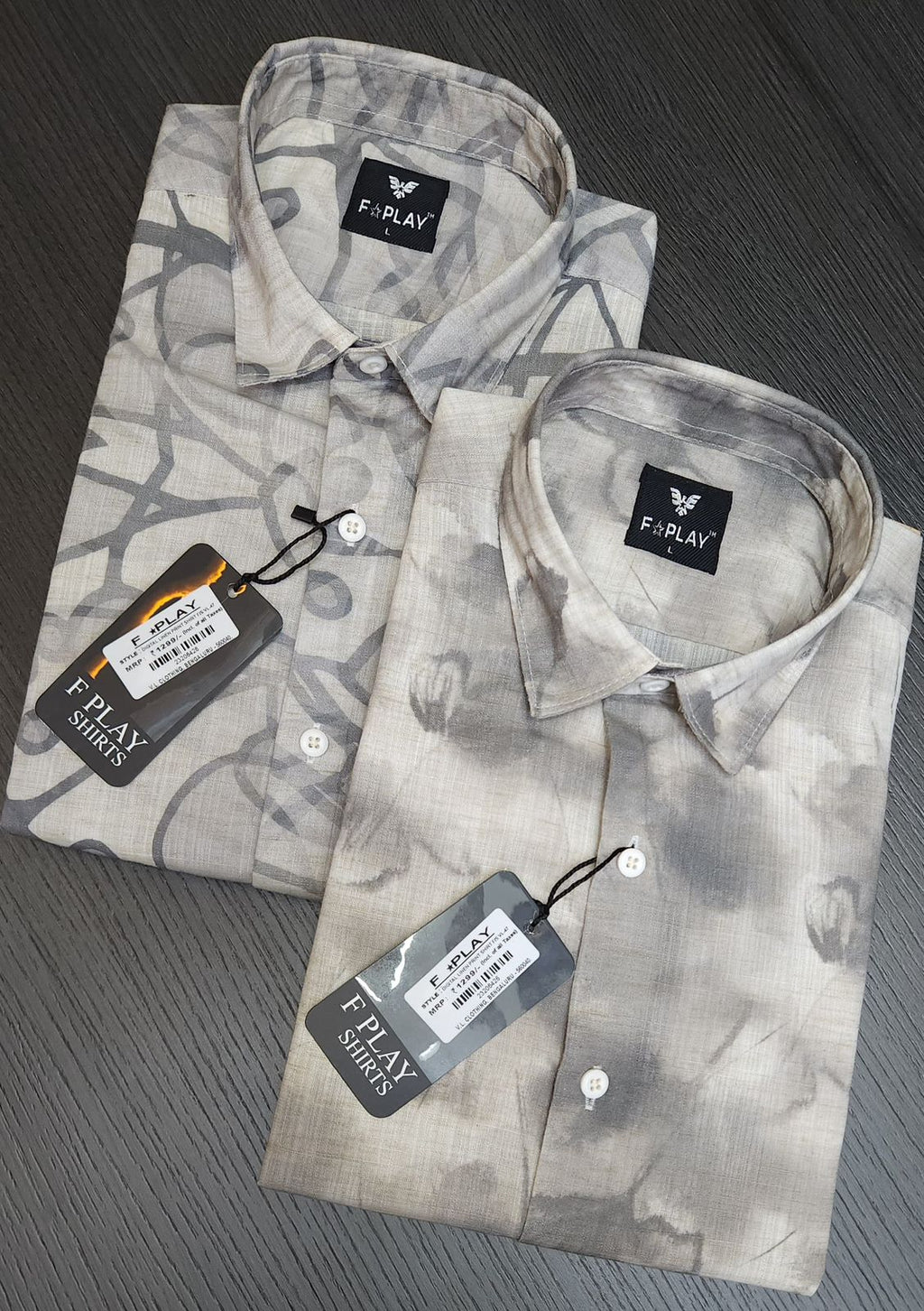 F PLAY LINEN PRINTED FULL SLEEVES SHIRT