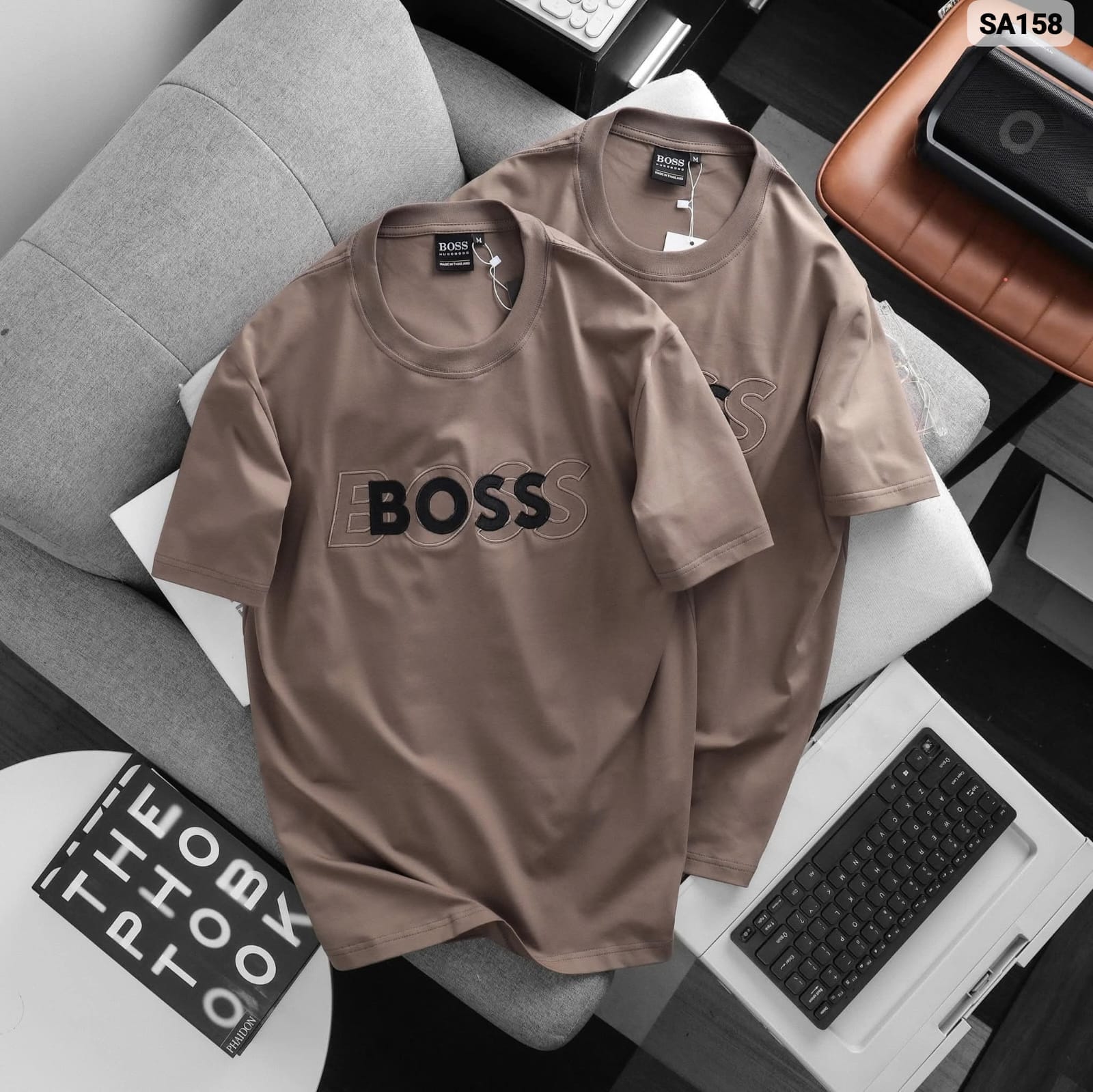 BOSS Men's Half Sleeves T-Shirt