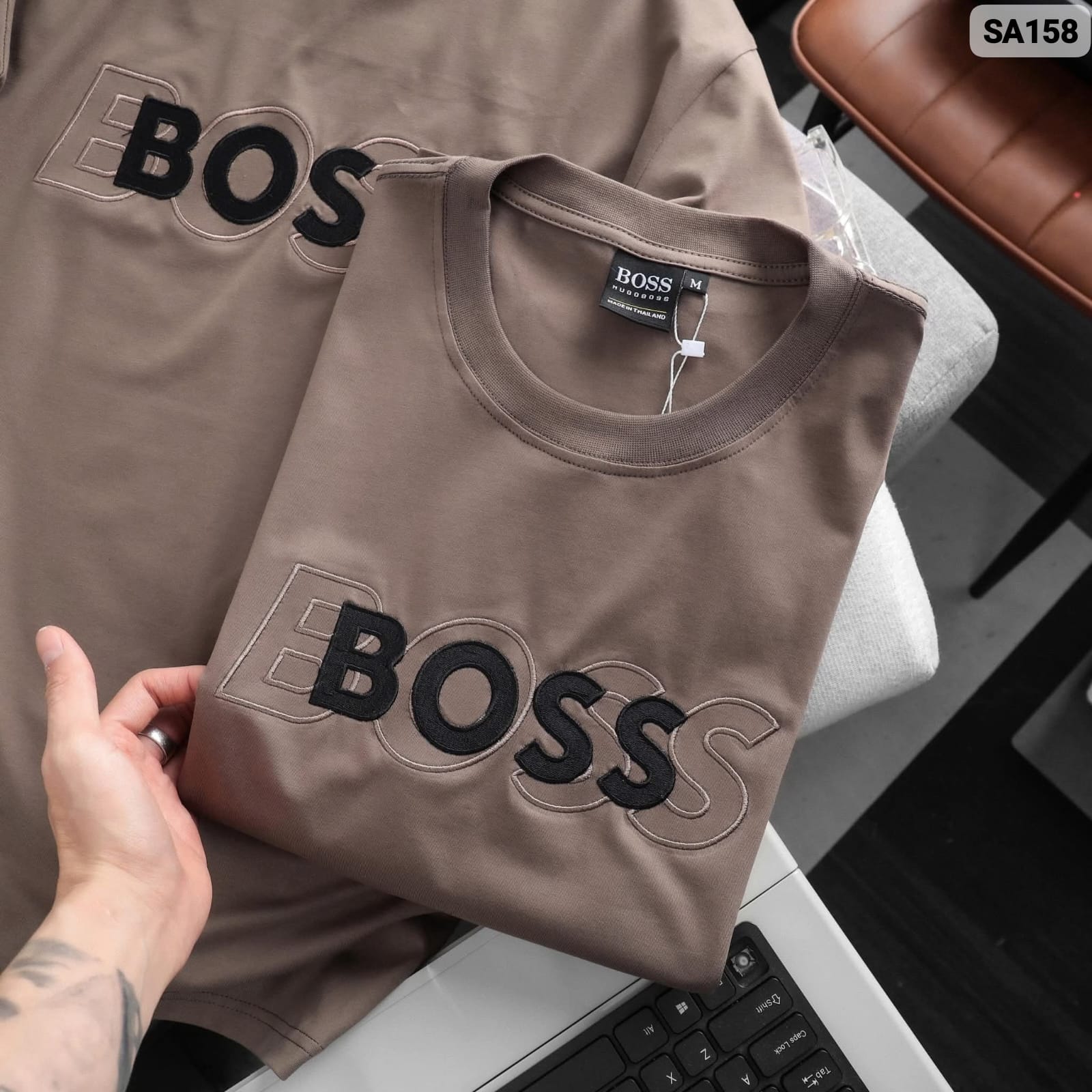 BOSS Men's Half Sleeves T-Shirt